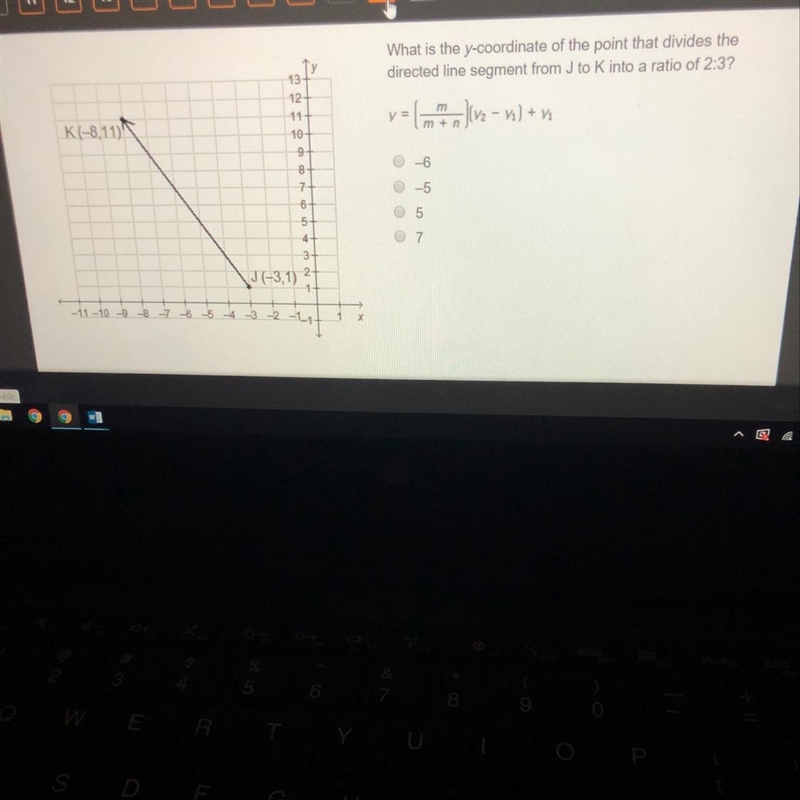 What is the y-coordinate of the point that divides the directed line segment from-example-1