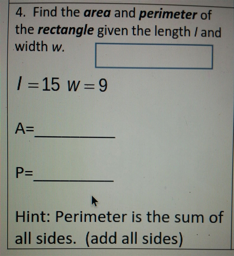 Help me find the area and perimeter please ​-example-1