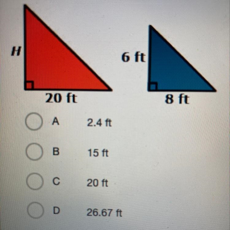 Find the height H of the flagpole-example-1