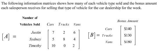 70 POINTS FOR CORRECT ANSWER. Use the following matrices to answer the questions below-example-1