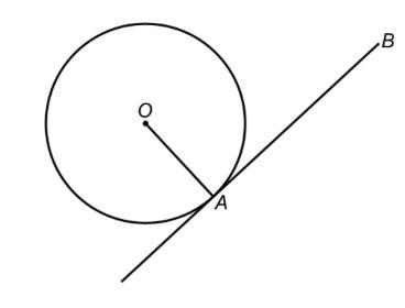 State the size of angle OAB, giving a reason for your answer-example-1