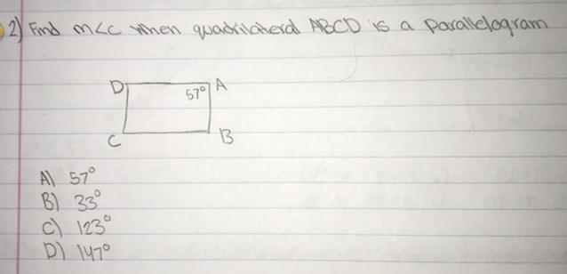 Find mc when quadrilateral ABCD is a parallelogram.-example-1