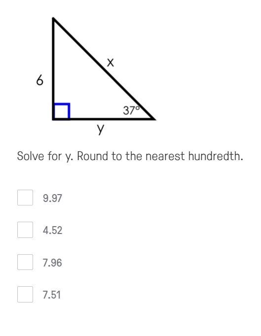 Solve for y. Round to the nearest hundredth-example-1