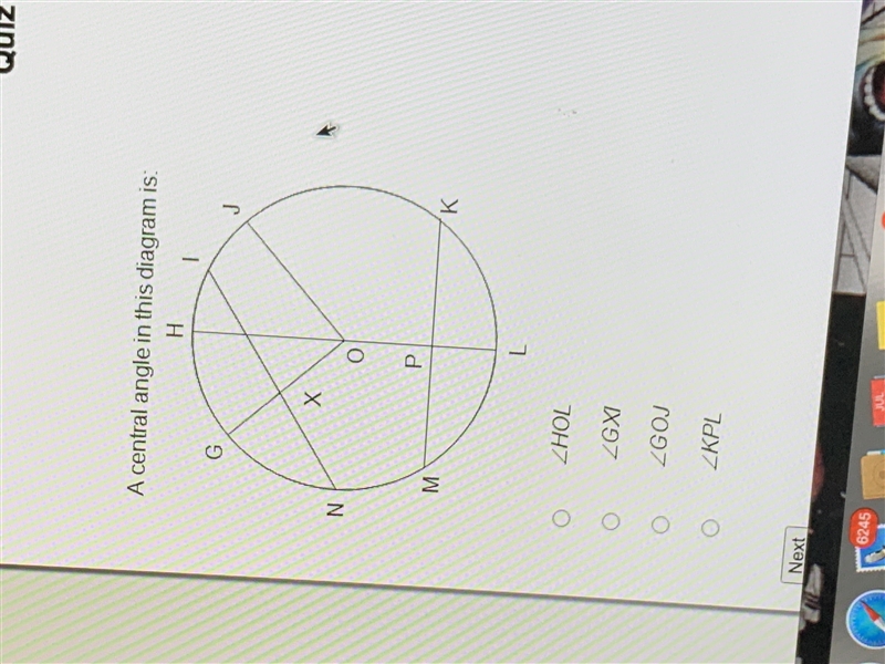 What’s the central angle??-example-1