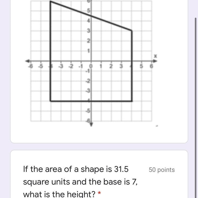 What is the area of the shape in the picture below labeled-example-1