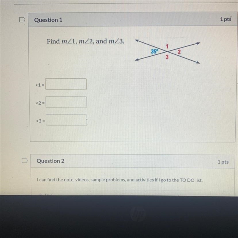 Find m21, mZ2, and m/3. 359 2 1 = 2 = 3 =-example-1