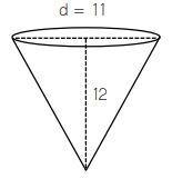 How do i find the volume of a cone for example:-example-1