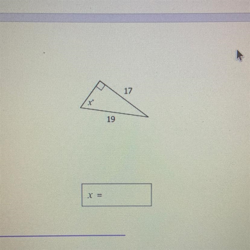 Solve for x. Round to the nearest TENTH.-example-1