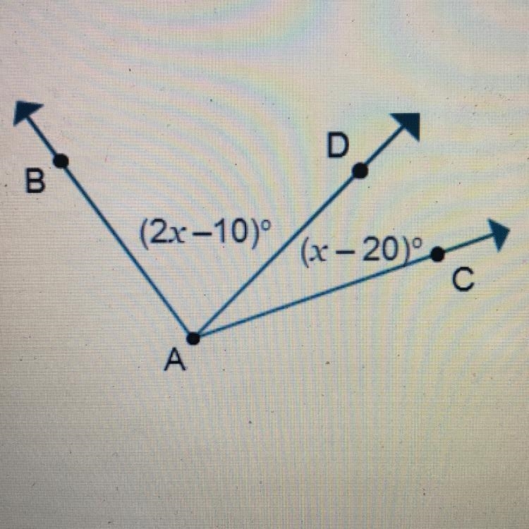 In the diagram below, ZDAB and ZDAC are adjacent angles.-example-1