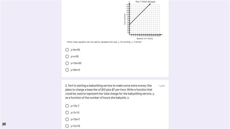 Can someone please help I need both of these questions like right now ! * if u do-example-1