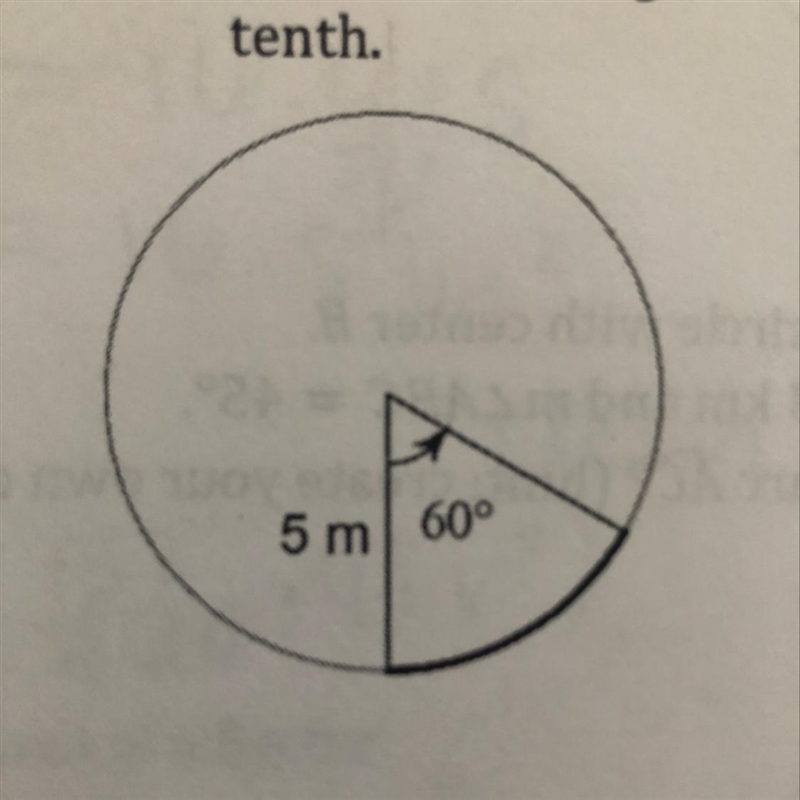 Find arc length. (NEED ASAP)-example-1