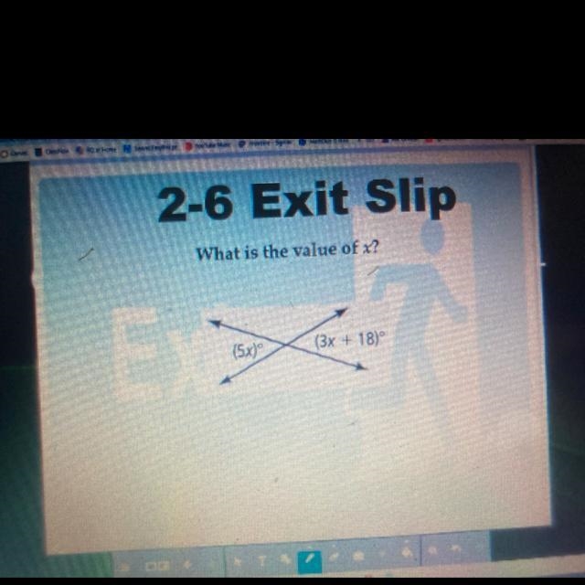 PLEASE HELP, DUE SOON!! What is the value of x? (5x) 3x + 18)-example-1