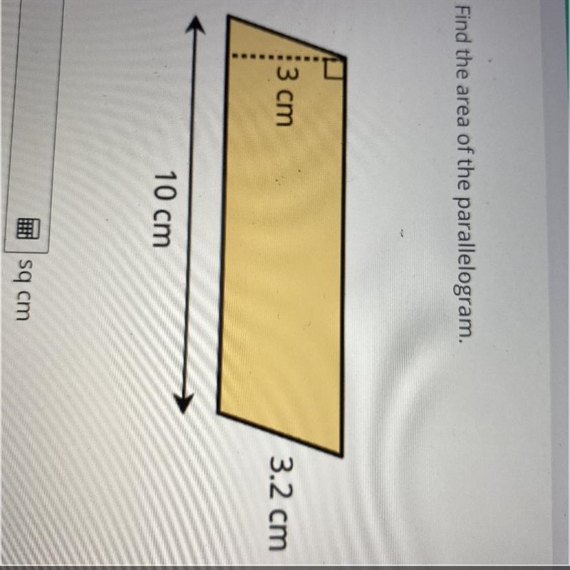 6th grade math is hardddd Someone help me to find the pallelogram-example-1