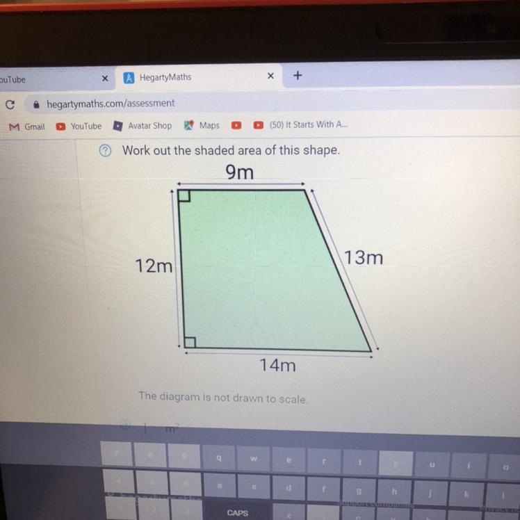 Help now pls give the answer in metres squared-example-1