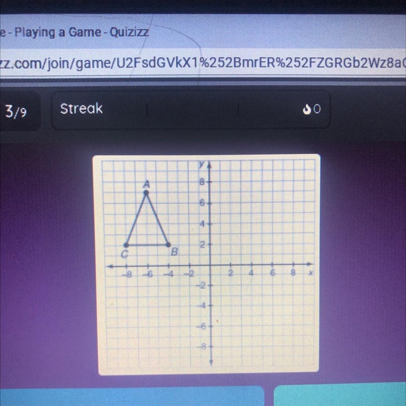 What is the ordered pair for point B?-example-1