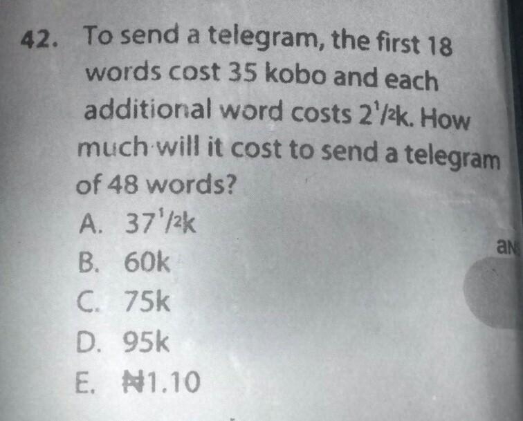 Hi. Please i need help with this question. Workings Please Note : 100k = N1 So , N-example-1