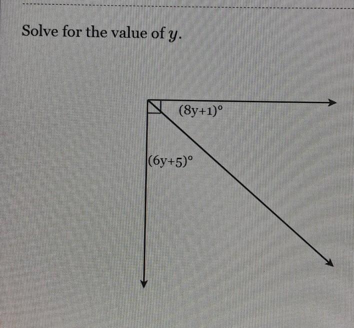 Solve for the value of y.​-example-1