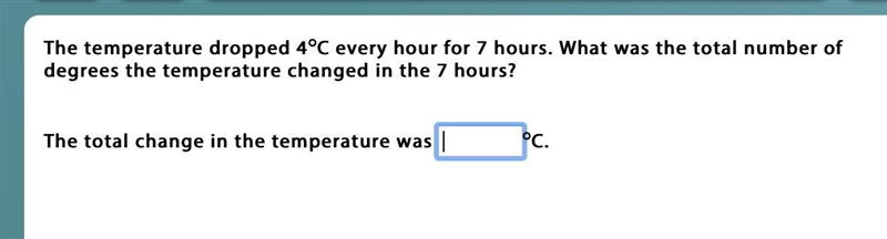 The total change in temperature was ???-example-1