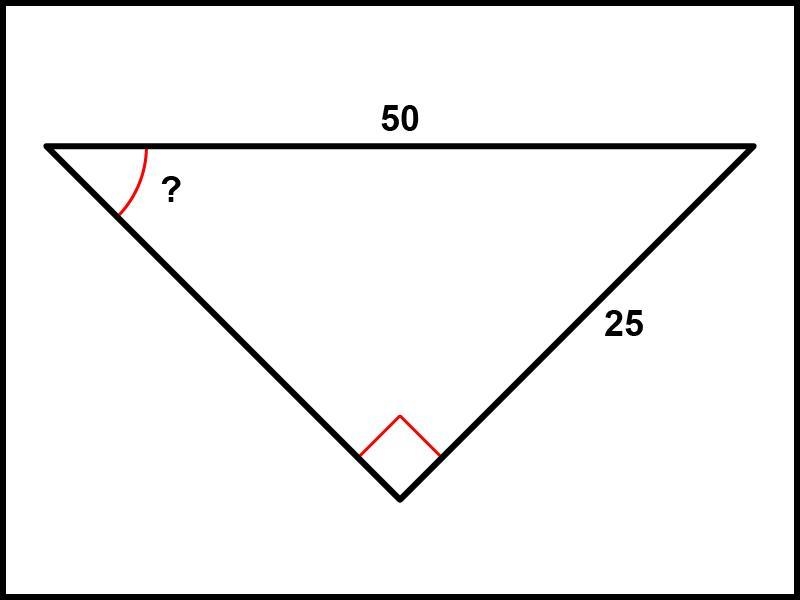 Find the measure of the indicated angle to the nearest degree. ?= __∘-example-1