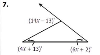 PLEASE HELP! Solve for x-example-1