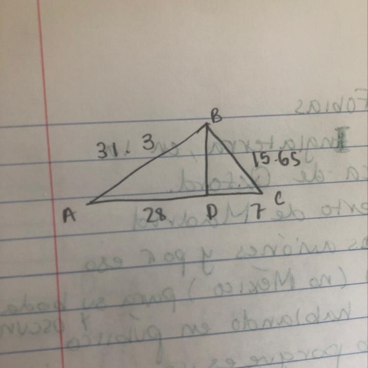 Help me with trig Pls !! using given triangle, calculate length of the altitude-example-1