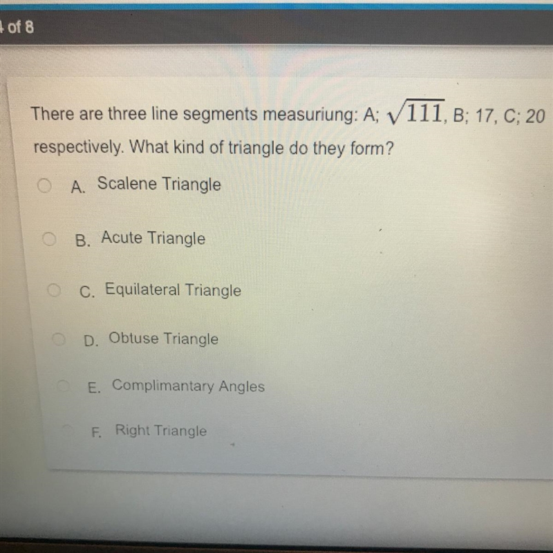 What kind of triangle does it form?-example-1