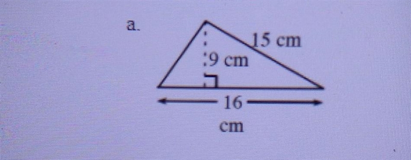 Calculate the exact area of the shapes below ​-example-1