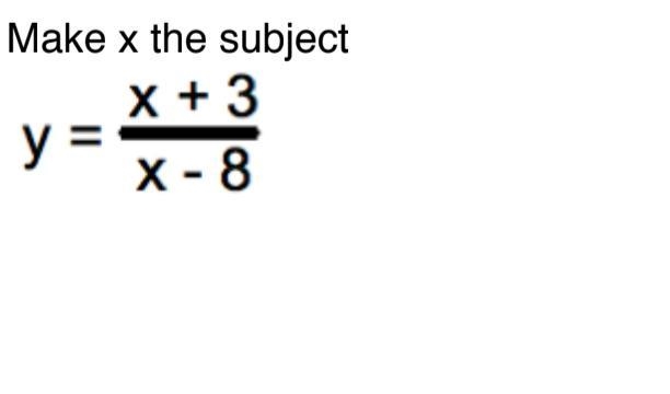 Make X the subject :))-example-1