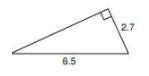 Find the missing side, round to the nearest hundredth.-example-2