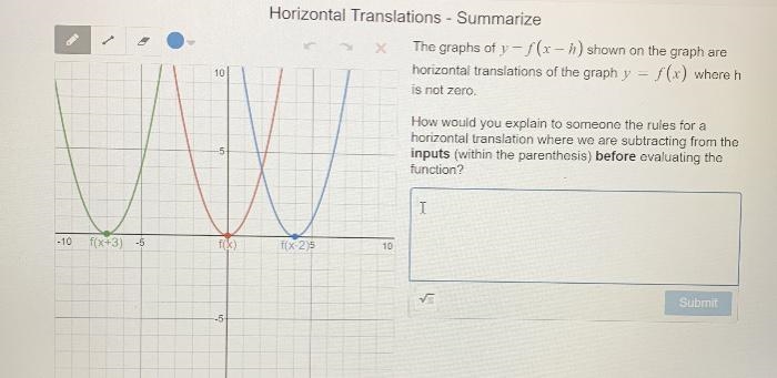 How would you explain to someone the rules of a horizontal translation where we are-example-1