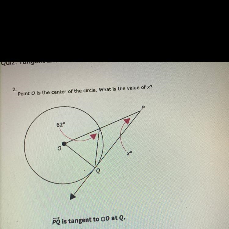 Point P is the center of the circle what is the value of X￼-example-1