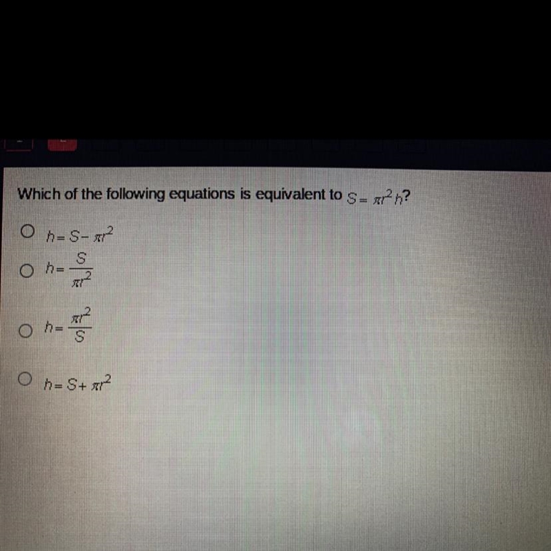 Which of the following equations is equivalent to S= 2n?-example-1