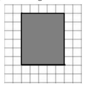 This diagram of a rectangular city park was drawn using a scale of 1 centimeter to-example-1