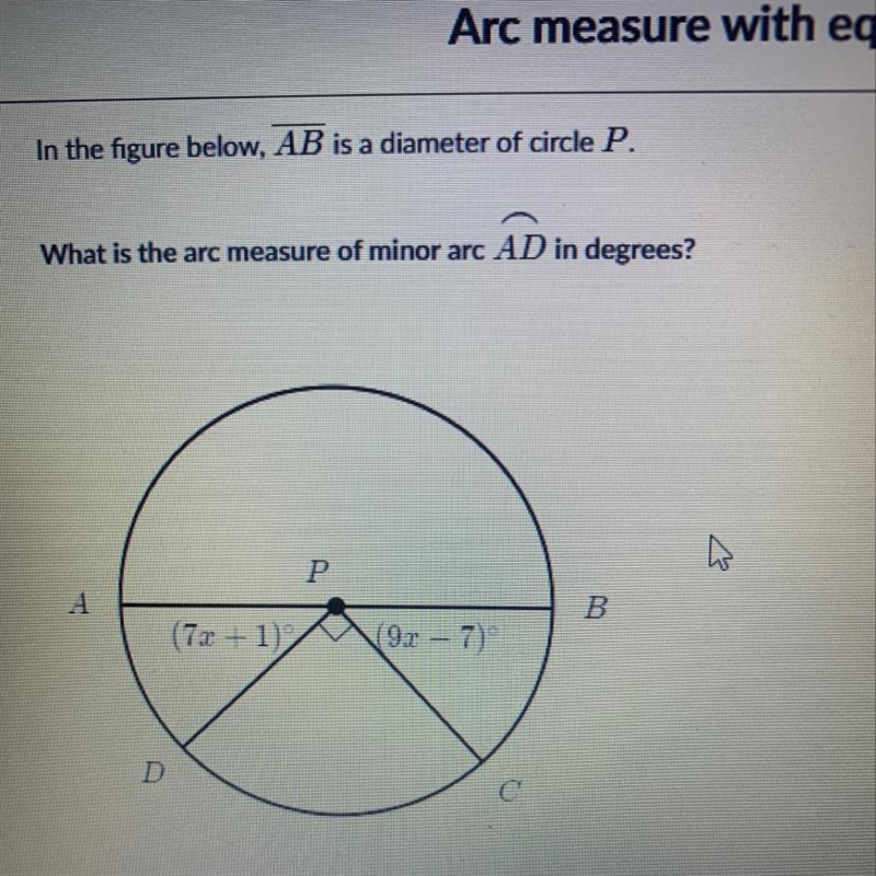 Help me find AD in degrees-example-1