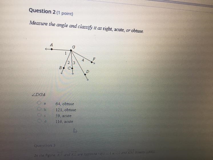 Measure the angle and classify it as right, acute, or obtuse.-example-1