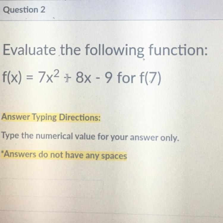 Evaluate the following function-example-1