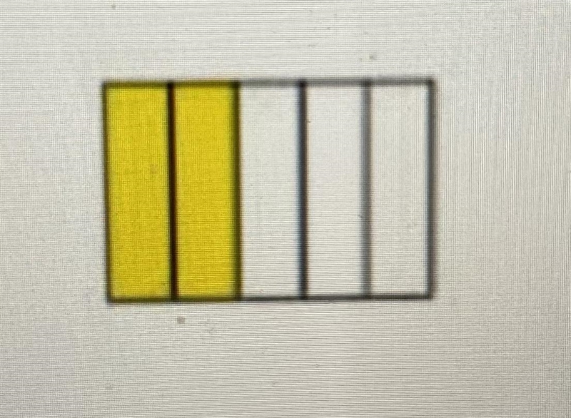 What percent represents the part of the model shaded yellow? A) 33.3% B) 35% C) 40% D-example-1