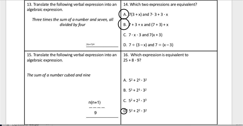 i just wanted to make sure my answers are correct could someone tell me if they are-example-1