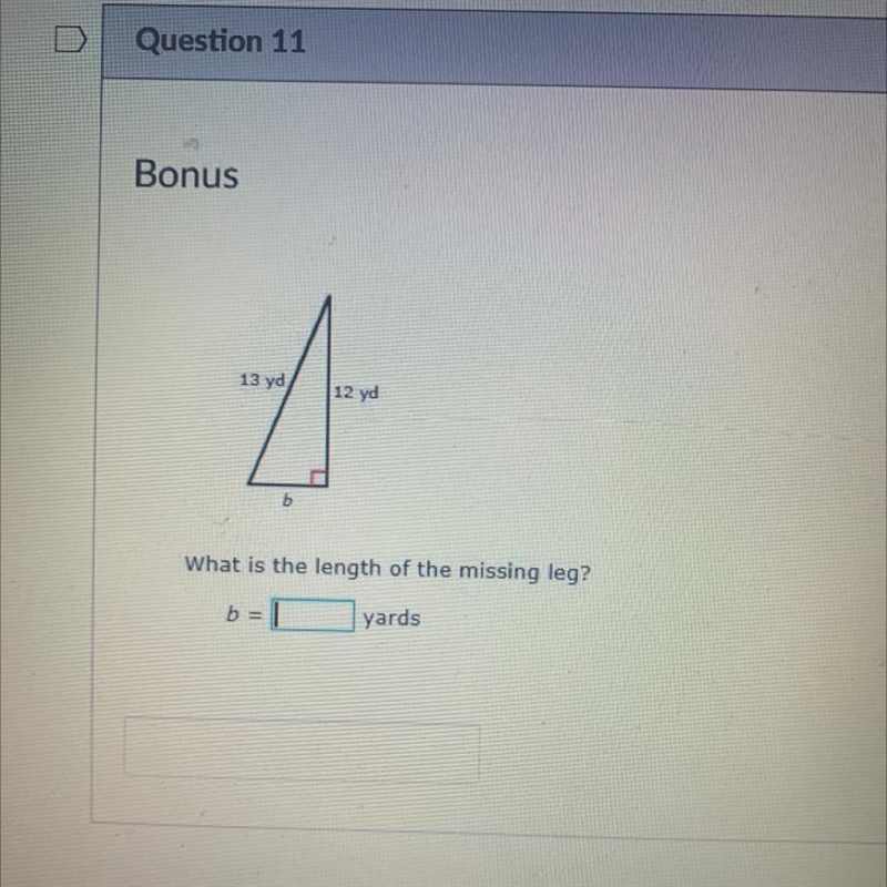 What is the length of the missing leg?-example-1