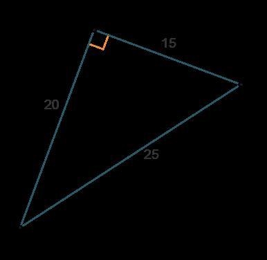 Identify the triangle that contains an acute angle for which the sine and cosine ratios-example-1