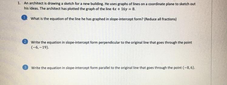 PLEASE HELP 15 POINTS 1. An architect is drawing a sketch for a new building. He uses-example-1