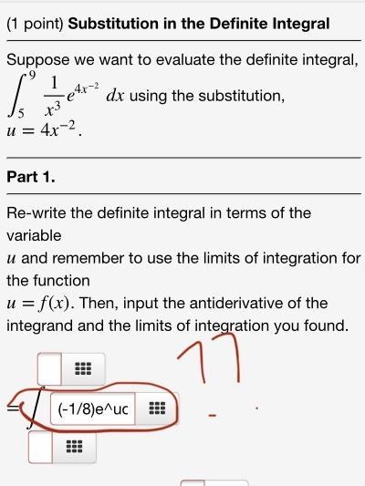 If anyone knows about definite integrals for calculus then please I request help! I-example-1