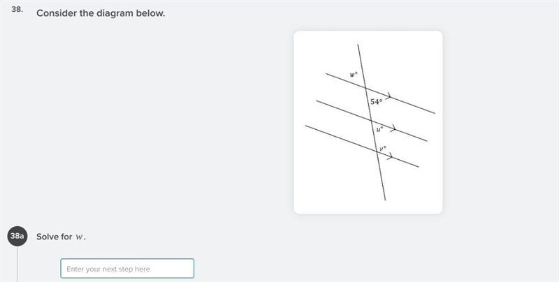 Can someone help me solve for w please 10 points-example-1