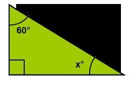 What is the measure of angle x°? pls answer real quick 20 points-example-1