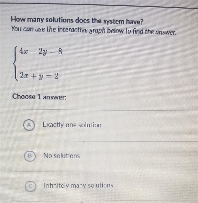 I need to find how many solutions does the system have. ​-example-1