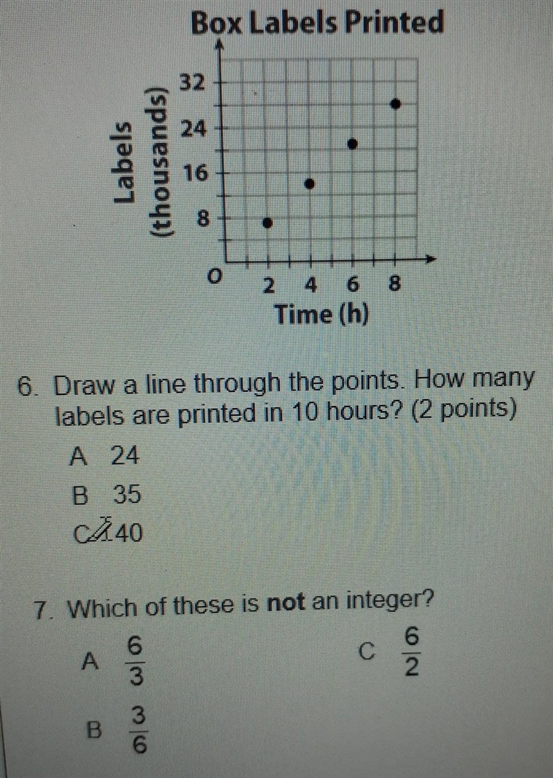 I need help with 6 and 7​-example-1