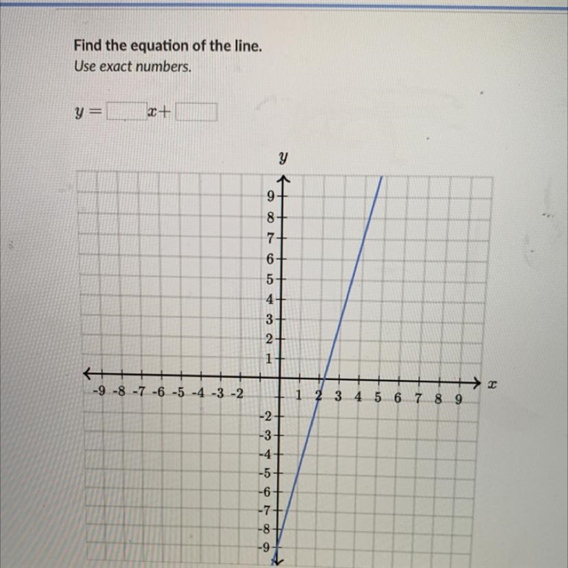 Please help!! lol y=?x+?-example-1