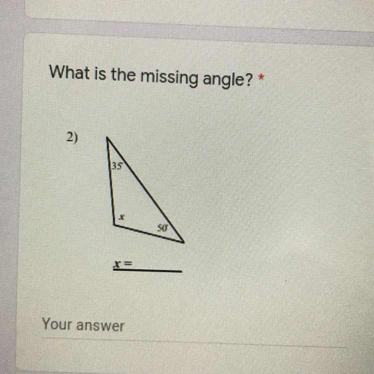 What is the missing angle?-example-1