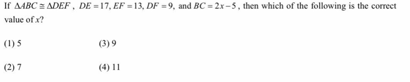 Which of the following is the correct value for x-example-1