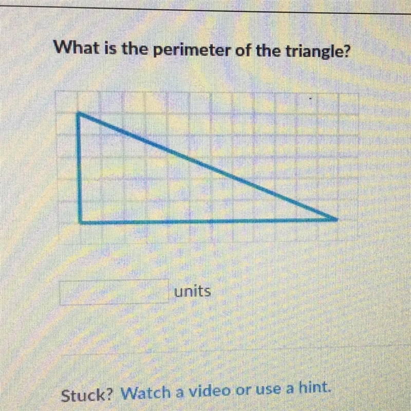 What is the perimeter of the triangle ?-example-1